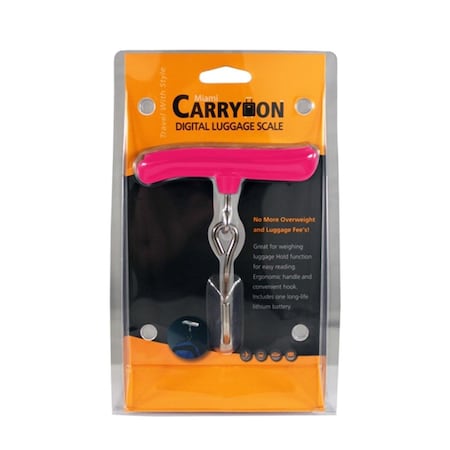 Miami Carry On Digital Luggage Scale - Hot Pink MI379212